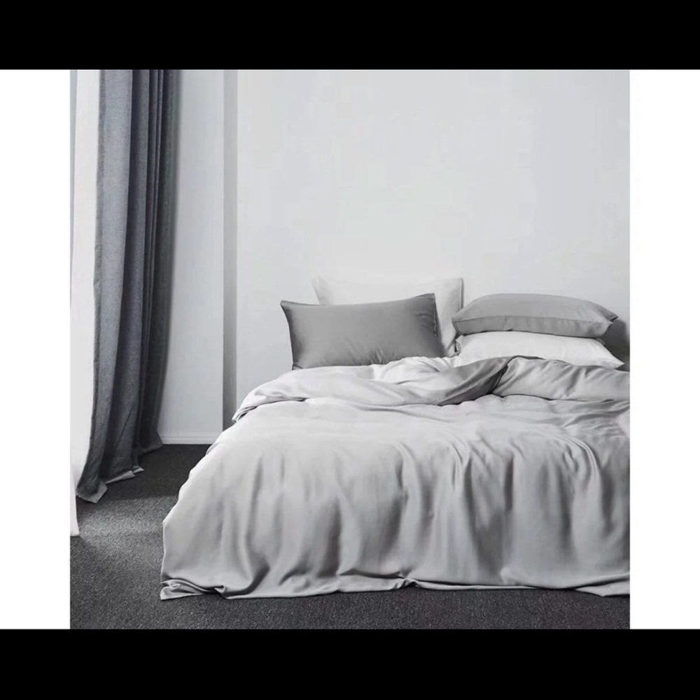 Luxury 100% Tencel 3-Piece King Size Bedding Set. NWT